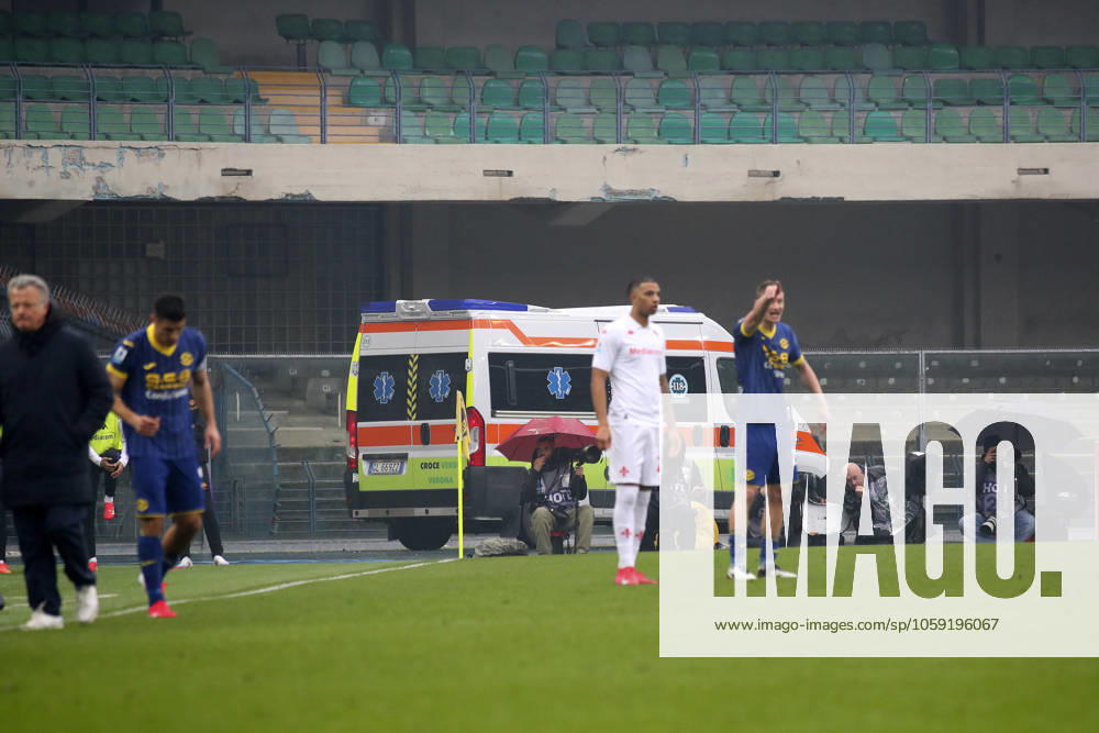Fiorentina s Moise Kean injured during the Serie A enilive soccer match between Hellas Verona and Fiorentina at the Marcantonio Bentegodi Stadium, north Est Italy - Sunday, February 23, 2025. - Soccer