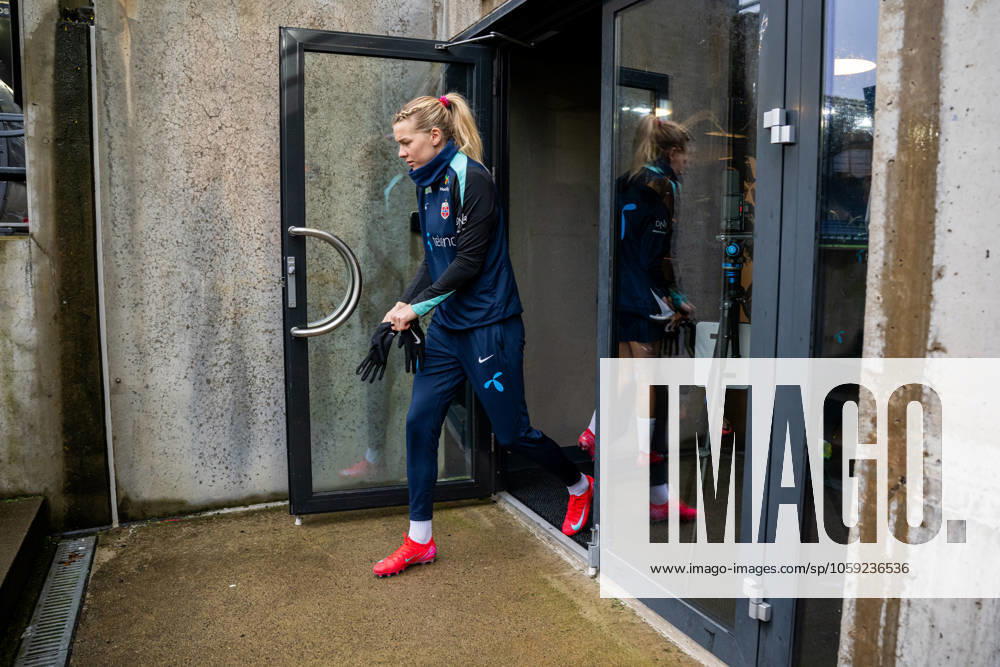 Ada Hegerberg of the Norwegian women s national football team ahead of a training session on February 24, 2025 in Stavanger. Photo: Vegard Grott BILDBYRAN kod VG VG0717 bbeng fotboll football soccer fotball norge norway women dam nations league träning practice training trening