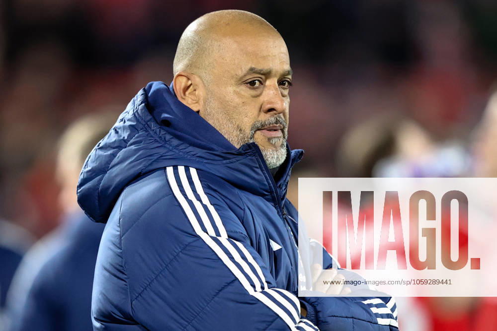 Premier League Nottingham Forest v Arsenal Nuno Espirito Santo manager of Nottingham Forest looks on during the Premier League match Nottingham Forest vs Arsenal at City Ground, Nottingham, United Kingdom, 26th February 2025 (Photo by Alfie Cosgrove News Images) Nottingham City Ground Nottinghamshire United Kingdom