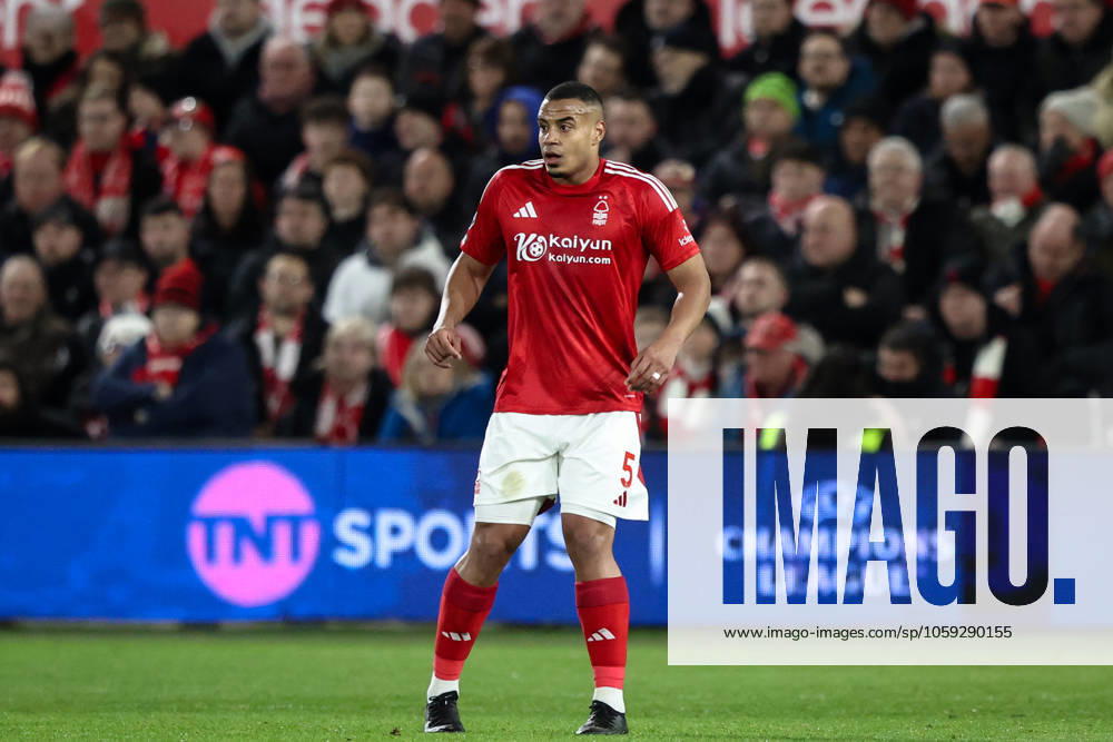 Premier League Nottingham Forest v Arsenal Murillo of Nottingham Forest during the Premier League match Nottingham Forest vs Arsenal at City Ground, Nottingham, United Kingdom, 26th February 2025 (Photo by Alfie Cosgrove News Images) Nottingham City Ground Nottinghamshire United Kingdom