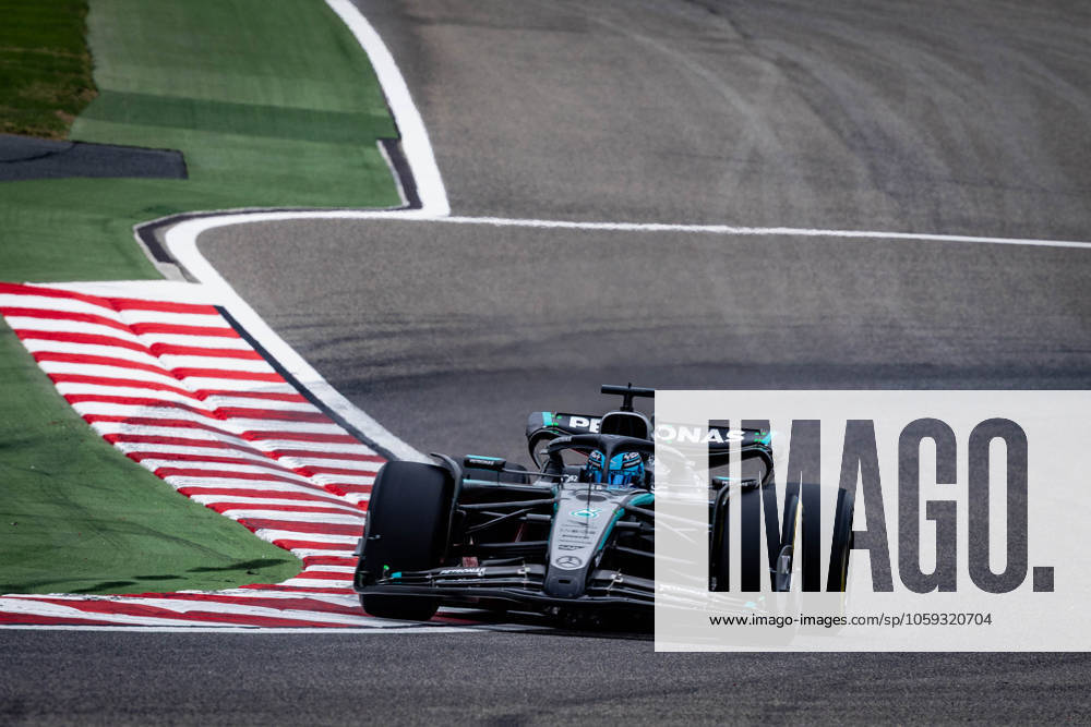 George Russell (UK, Mercedes AMG Petronas F1 Team 63) BHR, Formel 1 Weltmeisterschaft, Formel 1 Testfahrten, Bahrain international Circuit, 27.02.2025 BHR, Formel 1 Weltmeisterschaft, Formel 1 Testfahrten, Bahrain international Circuit, 27.02.2025 Sakhir