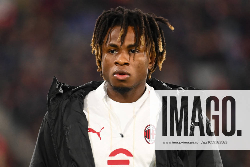 CALCIO - Serie A - Bologna FC vs AC Milan Chukwueze Samuel (AC Milan) portrait during Bologna FC vs AC Milan, Italian soccer Serie A match in Bologna, Italy, February 27 2025 Bologna Italy