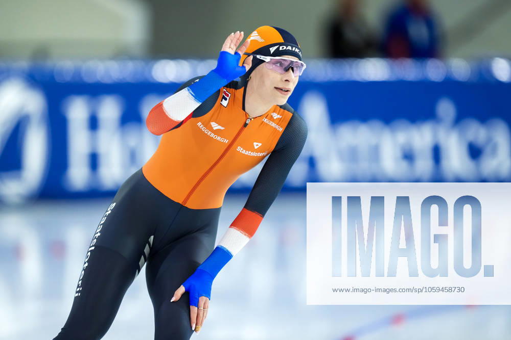 2025-03-02 - ISU World Cup Speed skating, Eisschnelllauf 6 HEERENVEEN, NETHERLANDS - MARCH 2: Femke Kok of Netherlands during the ISU World Cup Speed Skating 6 at the Thialf on March 2, 2025 in Heerenveen, Netherlands Heerenveen Thialf Netherlands Content not available for redistribution in The Netherlands directly or indirectly through any third parties.