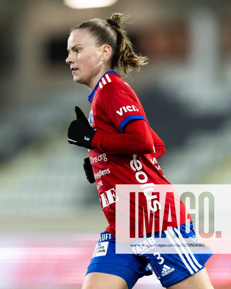 Vittsjös Julia Tunturi under fotbollsmatchen i Svenska Cupen mellan Häcken och Vittsjö den 3 mars 2025 i Göteborg.