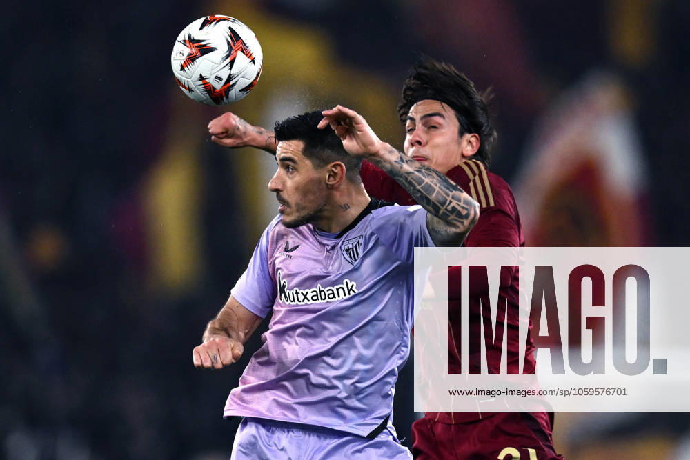As Roma 06 03 2025 - Europa League Roma-Atletico Bilbao foto Antonello Sammarco Image nella foto: Yuri Berchiche-Paulo Dybala