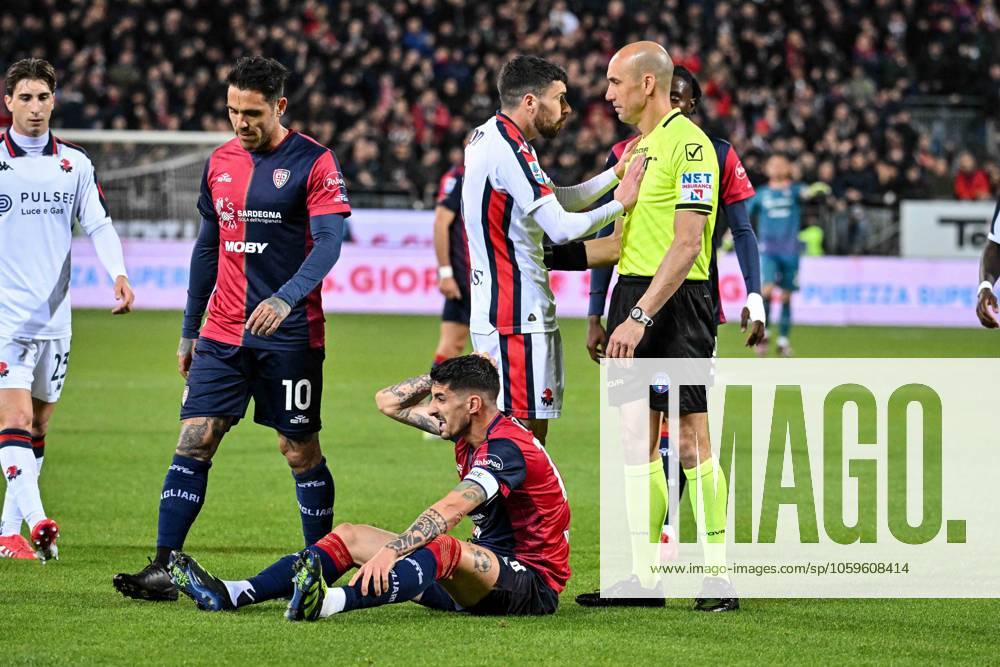 Alessandro Deiola of Cagliari Calcio during Cagliari Calcio vs Genoa CFC, Italian soccer Serie A match in Cagliari, Italy, March 07 2025