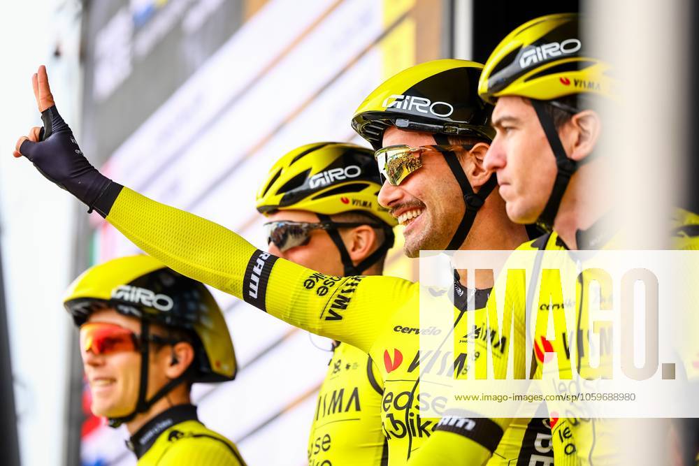 Belgian Victor Campenaerts of Team Visma-Lease a Bike pictured at the start of the first stage of 83th edition of the Paris-Nice cycling race, from and to Le Perray-en-Yvelines (156,5km), Sunday 09 March 2025. DAVIDxPINTENS x114552037x