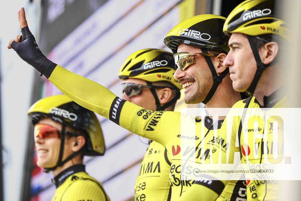 Belgian Victor Campenaerts of Team Visma-Lease a Bike pictured before the first stage of 83th edition of the Paris-Nice cycling race, from and to Le Perray-en-Yvelines (156,5km), Sunday 09 March 2025. DAVIDxPINTENS x114552891x