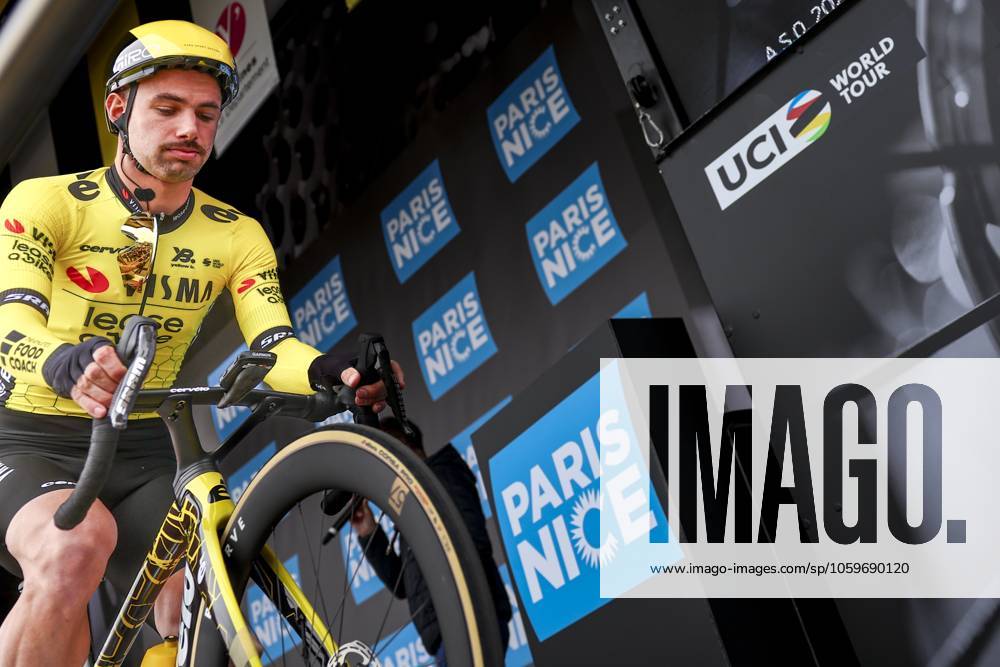 Belgian Victor Campenaerts of Team Visma-Lease a Bike pictured before the first stage of 83th edition of the Paris-Nice cycling race, from and to Le Perray-en-Yvelines (156,5km), Sunday 09 March 2025. DAVIDxPINTENS x114552933x