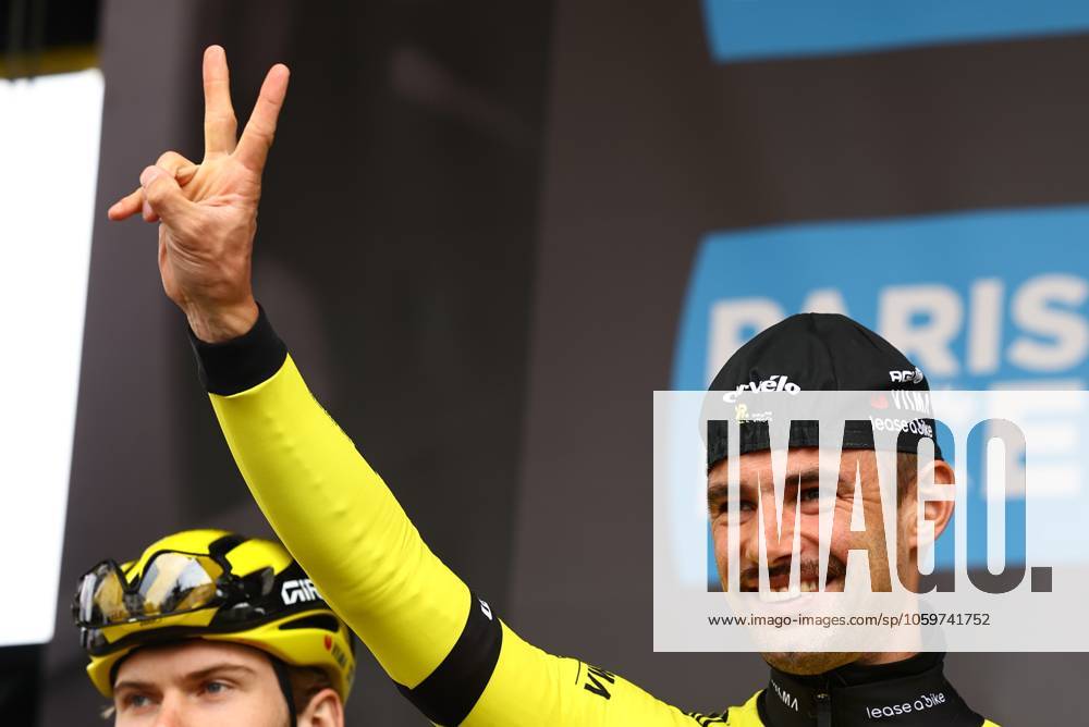 Belgian Victor Campenaerts of Team Visma-Lease a Bike pictured at the start of stage two of the 83th edition of the Paris-Nice cycling race, from Montesson to Bellegarde (183,9 km) in France, Monday 10 March 2025. DAVIDxPINTENS x114603675x