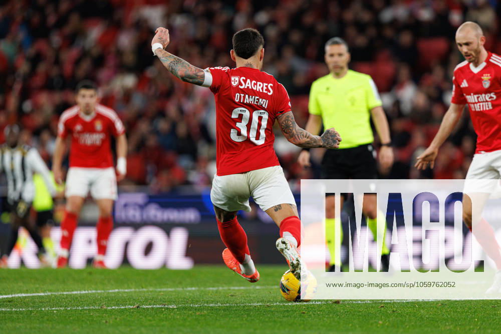Nicolas Otamendi seen during Liga Portugal game between teams of SL Benfica and CD Nacional (Maciej Rogowski) Lisboa Estadio Da Luz Portugal