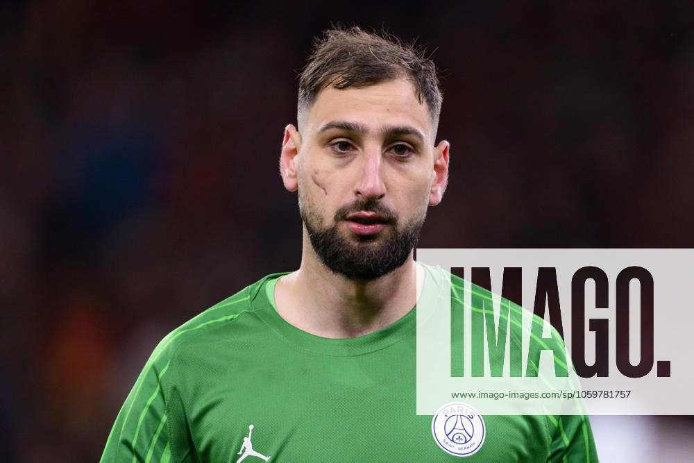Liverpool FC v Paris Saint-Germain - UEFA Champions League 2024 25 Round of 16 Second Leg LIVERPOOL, ENGLAND - MARCH 11: Goalkeeper Gianluigi Donnarumma of Paris Saint Germain looks on during the UEFA Champions League 2024 25 Round of 16 Second Leg match between Liverpool FC and Paris Saint-Germain at Anfield on March 11, 2025 in Liverpool, England. LiverpoolUnited Kingdom