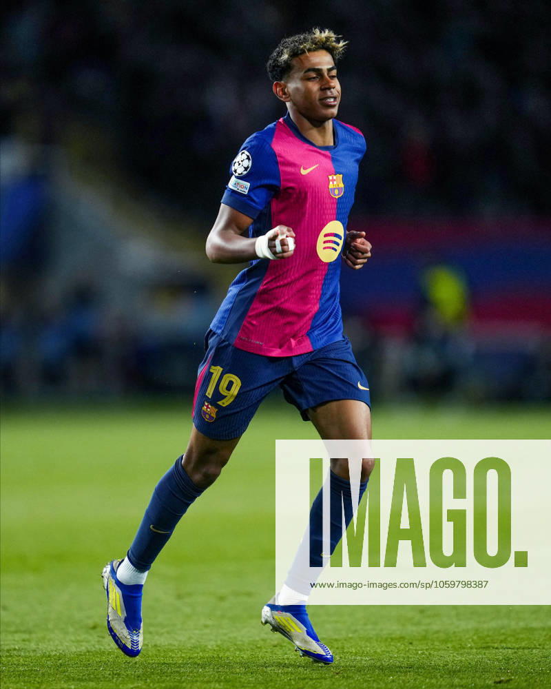 ESP: FC Barcelona, Barca - SL Benfica. UEFA Champions League match. Round of 16 Lamine Yamal of FC Barcelona celebrates goal during the UEFA Champions League match, Round of 16, between FC Barcelona and Benfica played at Lluis Companys Stadium on March 11 2025 in Barcelona Spain. kpng