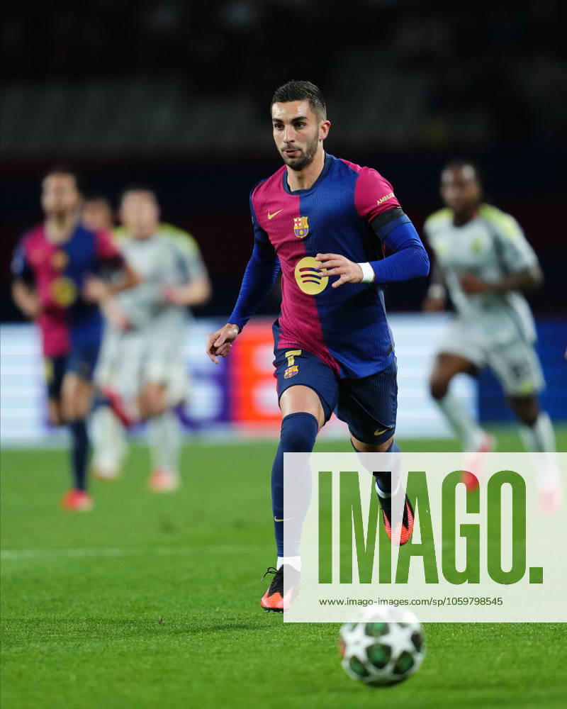 ESP: FC Barcelona, Barca - SL Benfica. UEFA Champions League match. Round of 16 Ferran Torres of FC Barcelona during the UEFA Champions League match, Round of 16, between FC Barcelona and Benfica played at Lluis Companys Stadium on March 11 2025 in Barcelona Spain. kpng