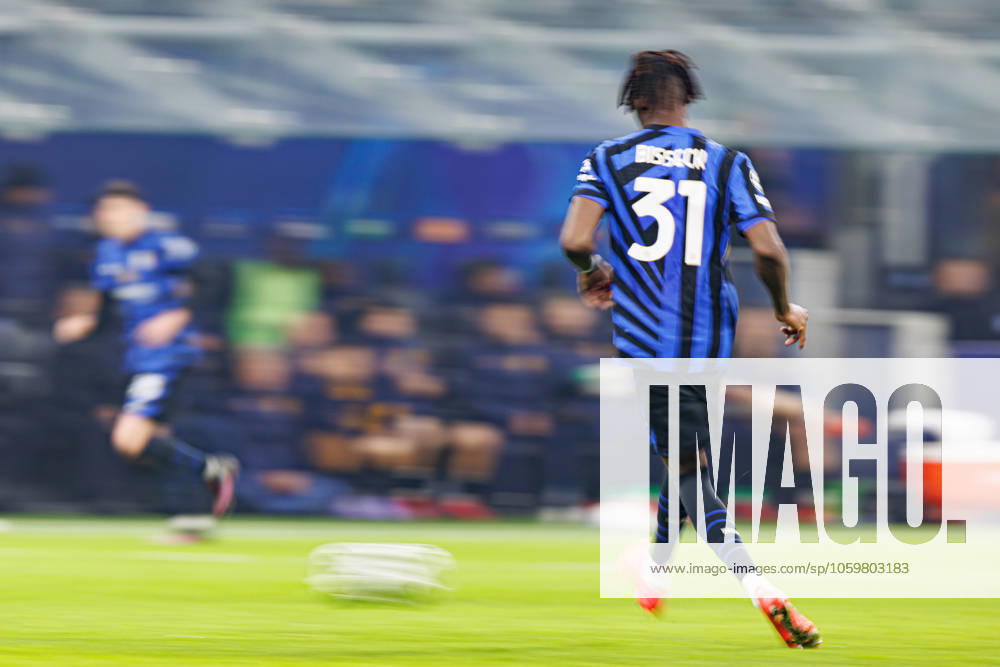 Yann Bisseck seen during UEFA Champions League game between teams of Internazionale Milano and Feyenoord FC (Maciej Rogowski) Milan San Siro Italy