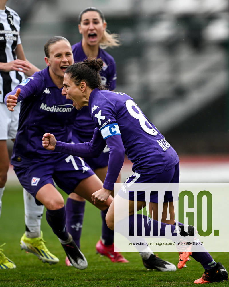 Cm Biella 15 03 25 - campionato di calcio serie A femminile Juventus-Fiorentina foto Cristiano Mazzi Image nella foto: esultanza gol Veronica Boquete