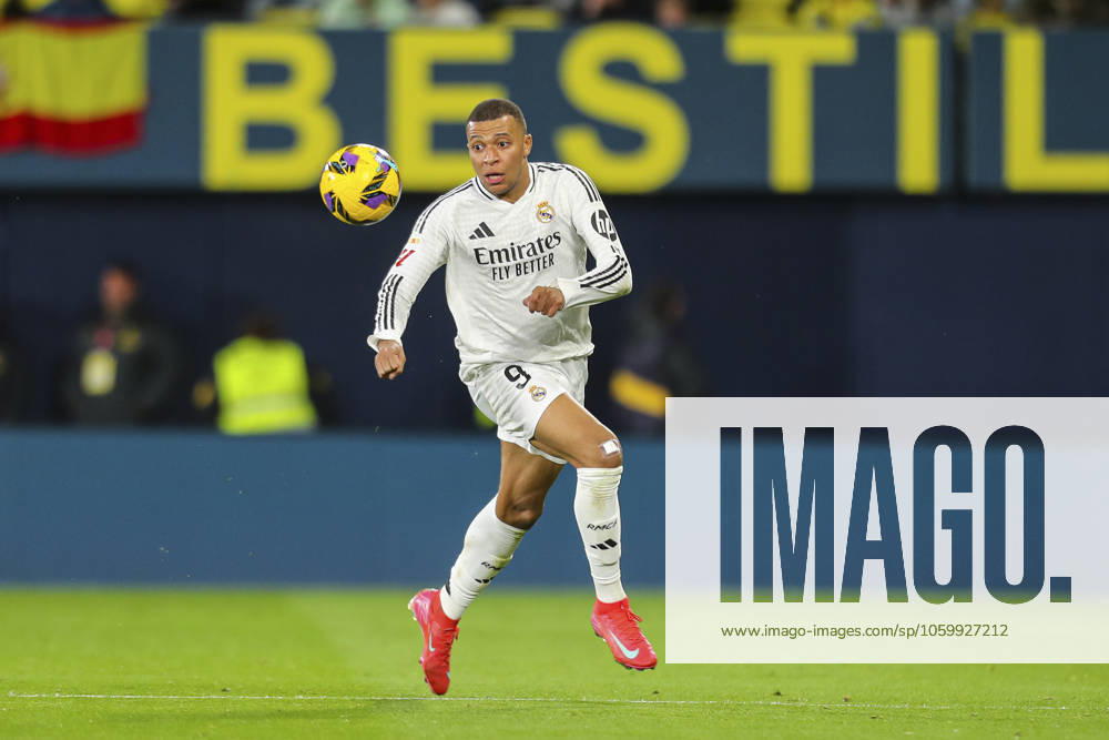 Kylian Mbappe of Real Madrid in action during the Spanish league, LaLiga EA Sports, football match played between Villarreal CF and Real Madrid CF at La Ceramica stadium on March 15, 2025, in Villarreal, Spain. Villarreal SPAIN - ZUMAa181 20250315_zaa_a181_115