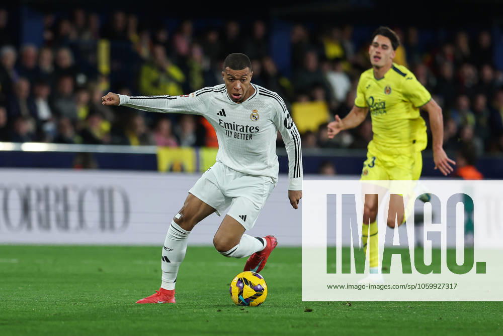 Kylian Mbappe of Real Madrid in action during the Spanish league, LaLiga EA Sports, football match played between Villarreal CF and Real Madrid CF at La Ceramica stadium on March 15, 2025, in Villarreal, Spain. Villarreal SPAIN - ZUMAa181 20250315_zaa_a181_132