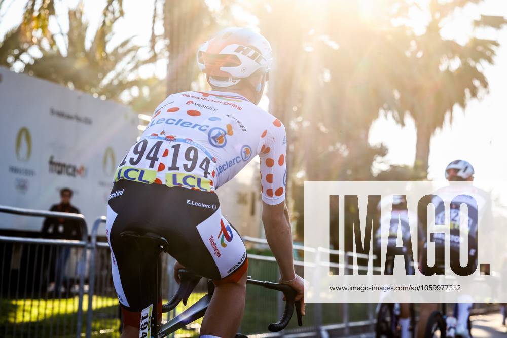 French Thomas Gachignard of TotalEnergies pictured in action during stage eight of the 83th edition of the Paris-Nice cycling race, 119,9 km from Nice to Nice, France, Sunday 16 March 2025. DAVIDxPINTENS x115105254x