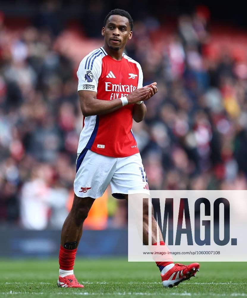 Jurrien Timber of Arsenal Arsenal v Chelsea, Premier League, Football, Emirates Stadium, London, UK - 16 Mar 2025