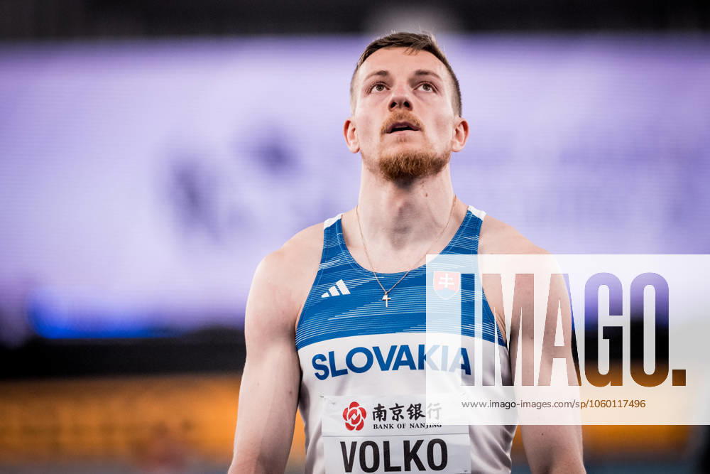 Jan Volko (SLO) during the 60 m race, the 20th World Indoor Championships in Nanjing, China, March 21, 2025. (CTKxPhoto JaroslavxSvoboda) CTKPhotoP2025032102194 CTKPhotoP2025032102194
