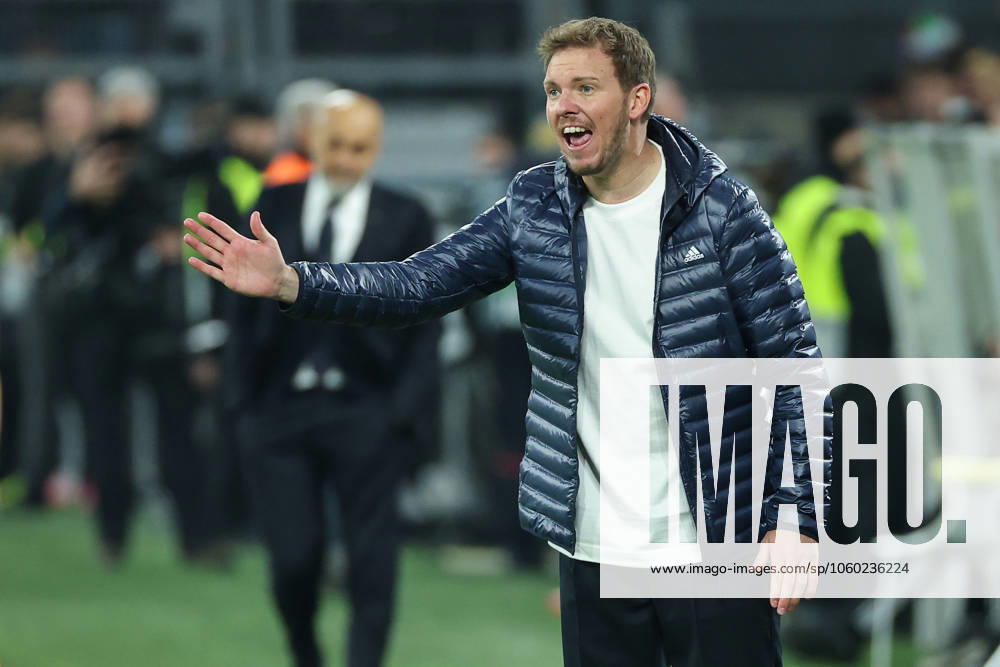UEFA Nations League - 24 25 - Deutschland - Italien am 23.03.2025 im Signal Iduna Park in Dortmund Trainer Coach Julian Nagelsmann (Deutschland) gestikuliert und gibt lautstark Anweisungen