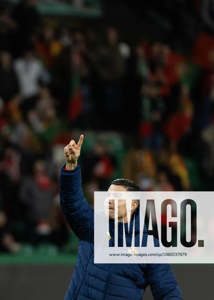Cristiano Ronaldo seen after the UEFA Nations League quarter-finals 2nd leg match between Portugal and Denmark at Estadio Jose Alvalade. Lisbon Portugal - ZUMAs197 20250323_aaa_s197_372