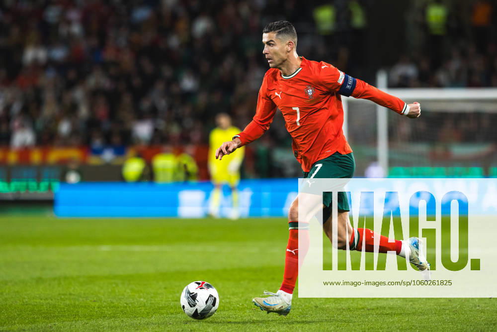 Cristiano Ronaldo of Portugal in action during the UEFA Nations League Quarterfinal Leg Two match between Portugal and Denmark at Estadio Jose Alvalade. Lisbon Portugal - ZUMAs197 20250323_aaa_s197_518