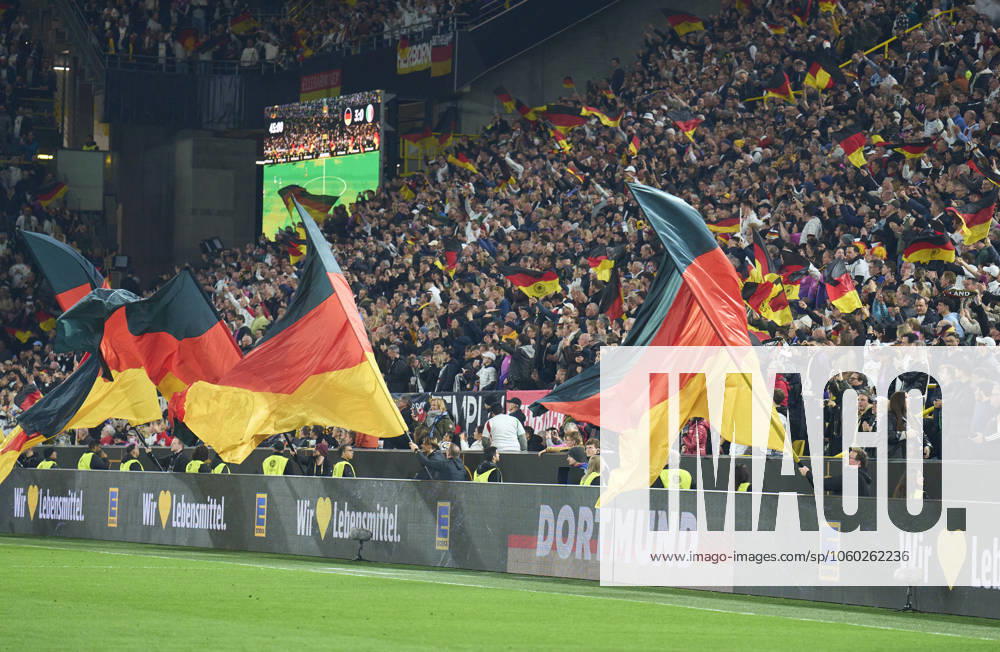 DFB fans in the UEFA Nations League 2025 match GERMANY - ITALY 3-3 in Season 2024 2025 at Mar 23, 2025 in Dortmund, Germany.