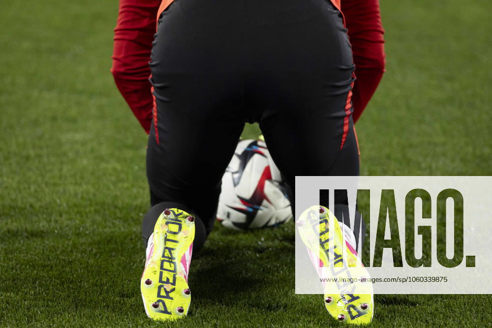 FOOTBALL : Racing Strasbourg vs Olympique de Lyon. - Ligue 1 Stade de la Meinau 28 03 2025 Echauffement des joueurs de Racing de Strasbourg