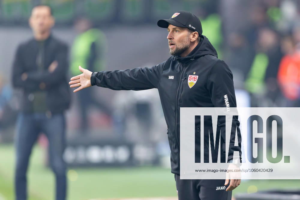 Eintracht Frankfurt - VfB Stuttgart, 1. FBL Trainer Sebastian Hoeneß Hoeness (Stuttgart) . Bundesligaspiel zwischen Eintracht Frankfurt und dem VfB Stuttgart am 29. März 2025 im Deutsche Bank Park in Frankfurt am Main., Frankfurt am Main Hessen Deutschland Deutsche Bank Park