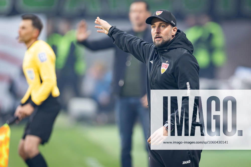 Eintracht Frankfurt - VfB Stuttgart, 1. FBL Trainer Sebastian Hoeneß Hoeness (Stuttgart). Bundesligaspiel zwischen Eintracht Frankfurt und dem VfB Stuttgart am 29. März 2025 im Deutsche Bank Park in Frankfurt am Main., Frankfurt am Main Hessen Deutschland Deutsche Bank Park