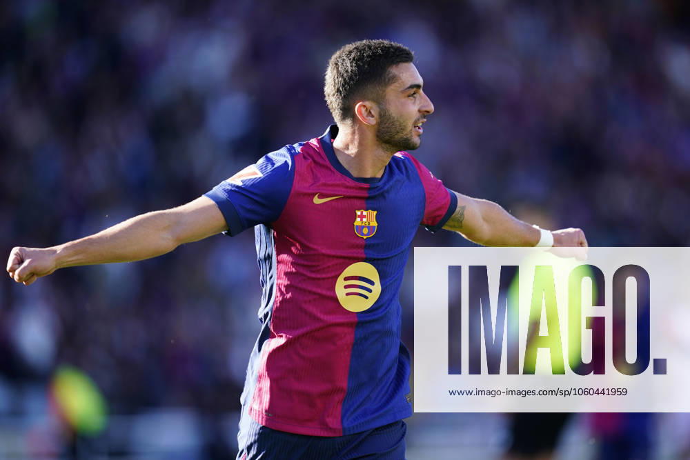 FC Barcelona, Barca Girona FC. La Liga EA Sports match. Date 29 Ferran Torres of FC Barcelona celebrates the 4-1 during the La Liga EA Sports match between FC Barcelona and Girona FC played at Lluis Companys Stadium on 30 March 2025 in Barcelona, Spain. kpng