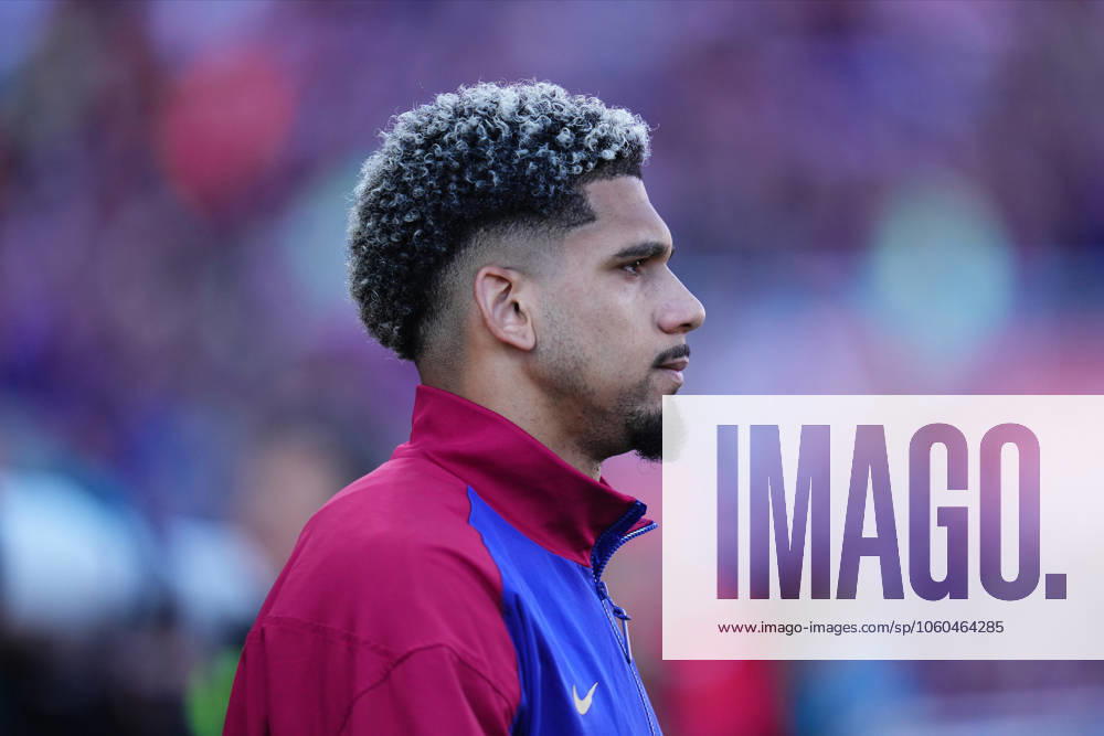 FC Barcelona, Barca Girona FC. La Liga EA Sports match. Date 29 Ronald Araujo of FC Barcelona during the La Liga EA Sports match between FC Barcelona and Girona FC played at Lluis Companys Stadium on 30 March 2025 in Barcelona, Spain. kpng