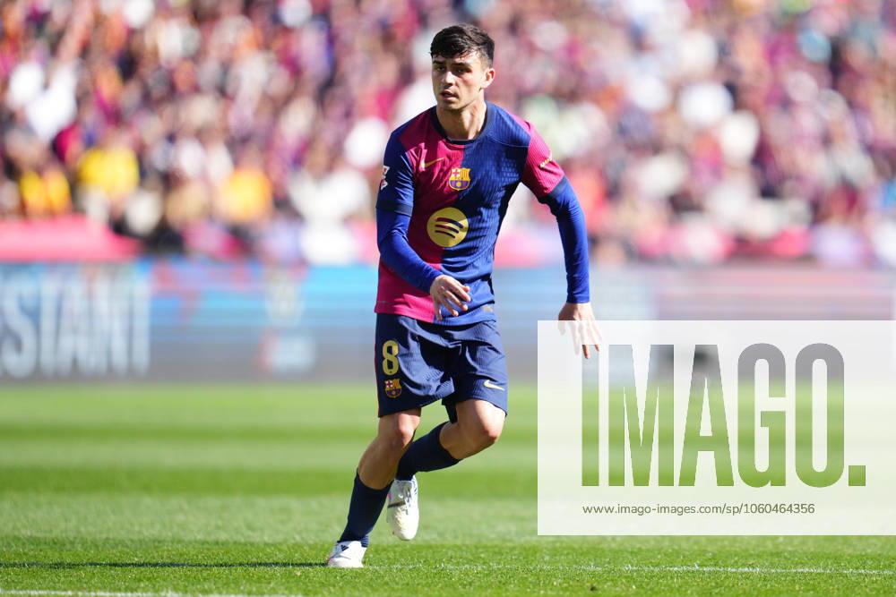 FC Barcelona, Barca Girona FC. La Liga EA Sports match. Date 29 Pedro Gonzalez Pedri of FC Barcelona during the La Liga EA Sports match between FC Barcelona and Girona FC played at Lluis Companys Stadium on 30 March 2025 in Barcelona, Spain. kpng