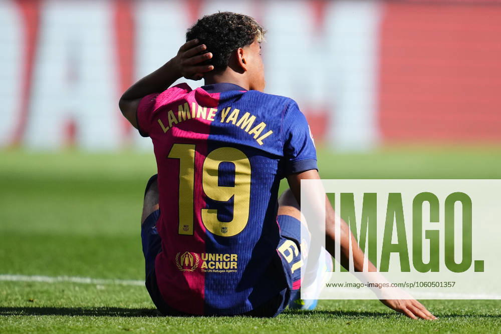 FC Barcelona, Barca Girona FC. La Liga EA Sports match. Date 29 Lamine Yamal of FC Barcelona during the La Liga EA Sports match between FC Barcelona and Girona FC played at Lluis Companys Stadium on 30 March 2025 in Barcelona, Spain. kpng