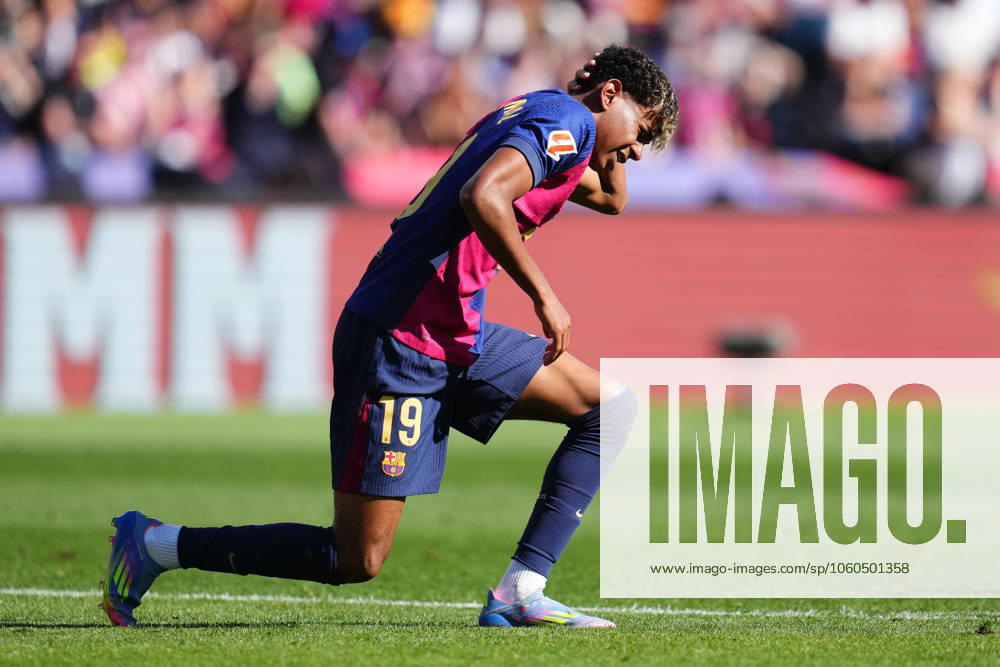 FC Barcelona, Barca Girona FC. La Liga EA Sports match. Date 29 Lamine Yamal of FC Barcelona during the La Liga EA Sports match between FC Barcelona and Girona FC played at Lluis Companys Stadium on 30 March 2025 in Barcelona, Spain. kpng