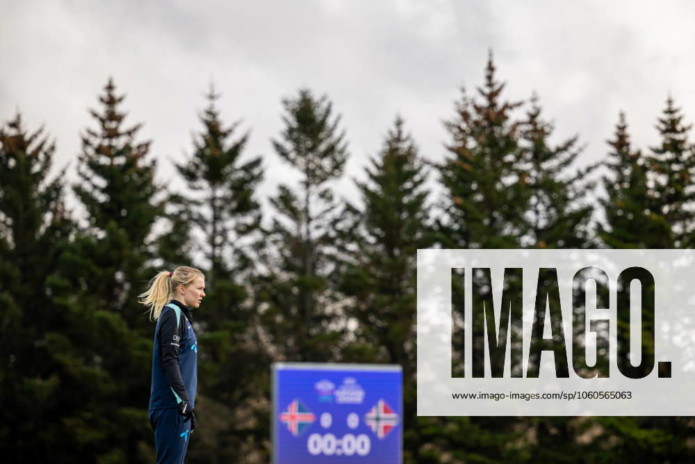Ada Hegerberg of the Norwegian women s national football team during a training session on April 3, 2025 in Reykjavik. Photo: Vegard Grott BILDBYRAN kod VG VG0740 bbeng fotboll football soccer fotball norge norway women dam nations league träning practice training trening