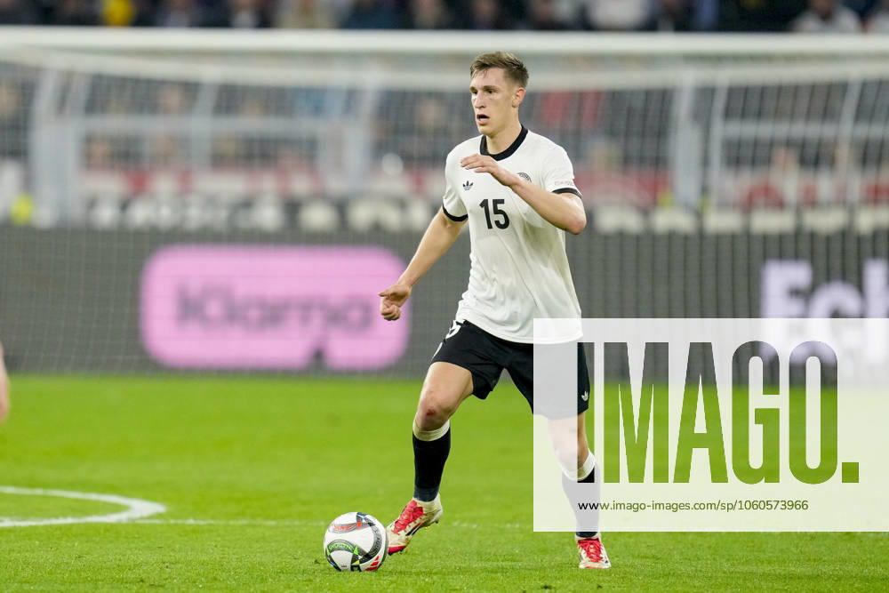 Nico Schlotterbeck (Deutschland) controls the ball during the UEFA Nations League Quarterfinal Leg Two match between Germany and Italy at Football Stadium Dortmund on March 23, 2025 in Dortmund, Germany.