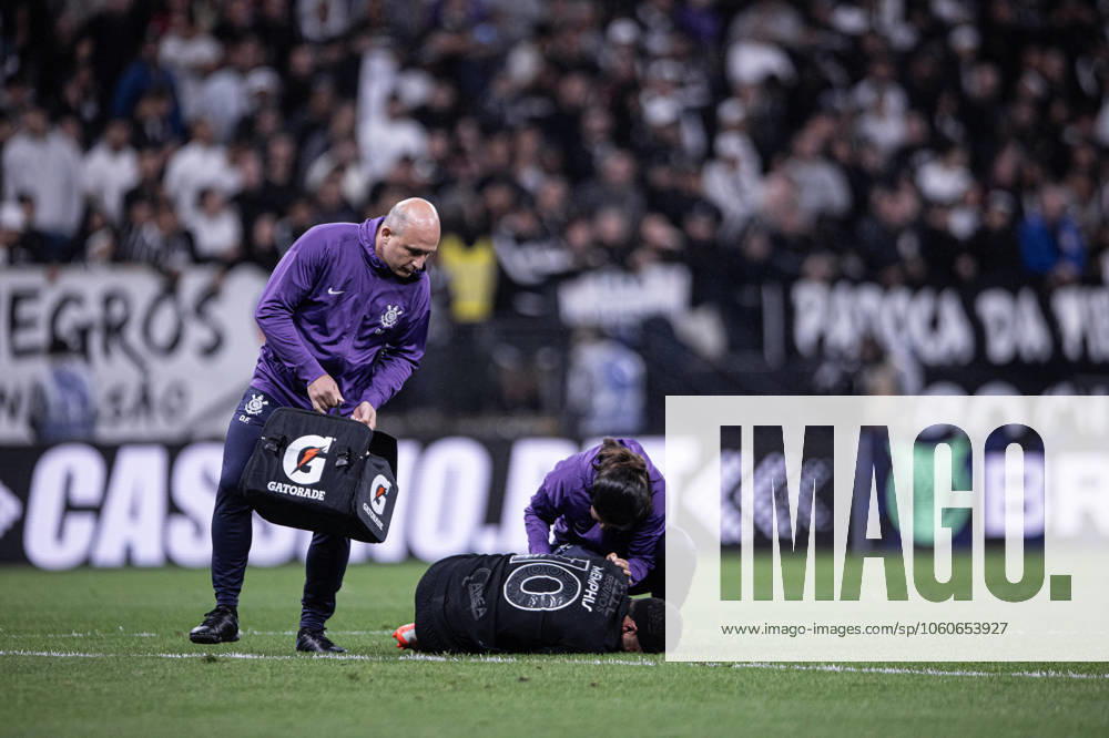Corinthians v Vasco da Gama: Brasileirao 2025 SoO PAULO, BRAZIL - APRIL 5: Memphis Depay of Corinthians reacts after a fault during the Brasileirao 2025 match between Corinthians and Vasco da Gama at Neo Quimica Arena on April 5, 2025 in Sao Paulo, Brazil. (Photo by Wanderson Oliveira PxImages) Sao Paulo Neo Quimica Arena Sao Paulo, Brazil Brazil