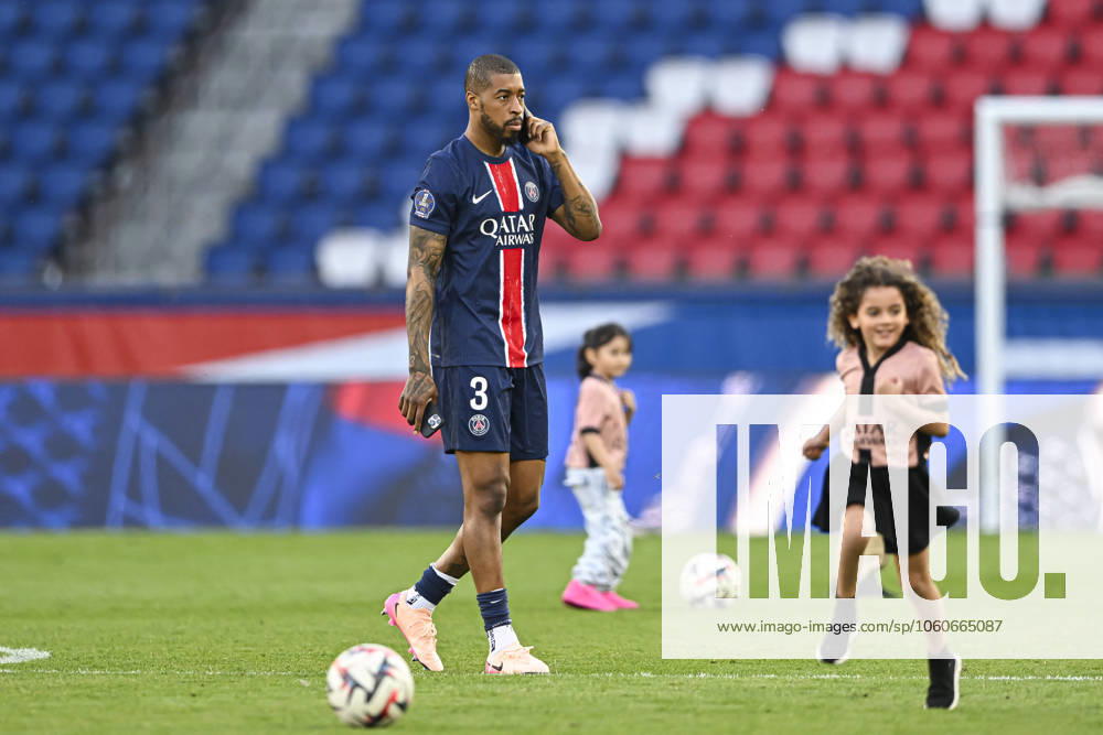 Ligue 1 McDonalds - Paris Saint-Germain v Angers SCO Presnel Kimpembe during the Ligue 1 football match Paris Saint-Germain PSG VS Angers SCO on April 5, 2025 at Parc des Princes stadium in Paris, France. Photo by Victor Joly ABACAPRESS.COM Paris France