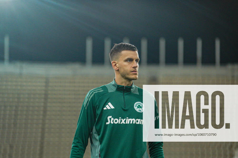 Panathinaikos V AEK Greek Superleague- Championship Round Matchday 2 Alexander Jeremejeff is pictured during the match between Panathinaikos and AEK Athens at the Olympic Stadium of Athens in Athens, Greece, on April 6, 2025. Athens Greece