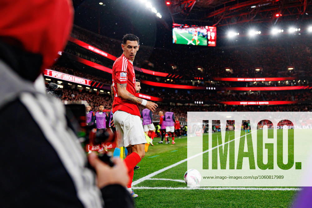 Angel Di Maria seen during Liga Portugal game between teams of SL Benfica and SC Farense (Maciej Rogowski) Lisboa Estadio Da Luz Portugal