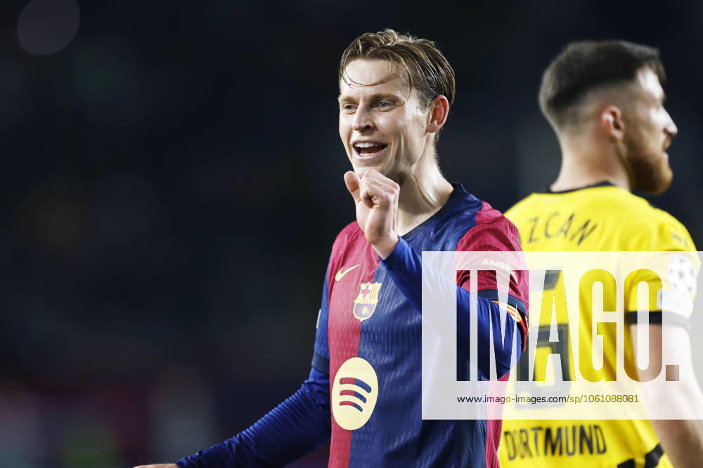 Frenkie de Jong (Barcelona), APRIL 9, 2025 - Football Soccer : UEFA Champions League round of 8 1st leg match between FC Barcelona, Barca 4-0 Borussia Dortmund at the Estadi Olimpic Lluis Companys in Barcelona, Spain. Noxthirdxpartyxsales (287911436)