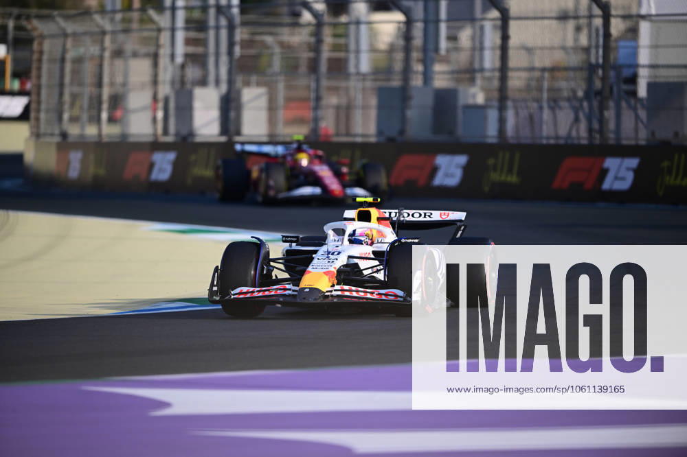 F1 Grand Prix of Saudi Arabia - Practice Liam Lawson of Visa Cash-Up Racing Bulls runs during free practice of the Saudi Arabia GP, the 5th round of the Formula 1 World Championship, WM, Weltmeisterschaft at Jeddah Corniche Circuit in Jeddah, Saudi Arabia, on April 18, 2025. Jeddah Saudia Arabia
