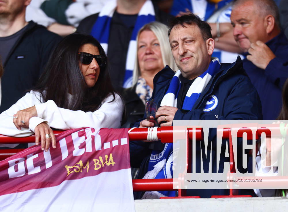 Brentford v Brighton and Hove Albionl, English Premier League, The Gtech Community Stadim, Football, London, UK - 19 Apr 2025 Brighton Owner Tony Bloom in the away end at the Tech Community Stadium during the 4-1 away defeat at Brentford London The Gtech Community Stadium London GBR, UK NEWSPAPERS OUT