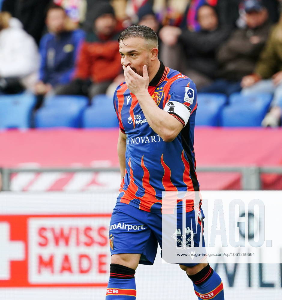 St.Jakob-Park Basel. Fussball Herren Superleague Saison 2024 2025 FC Basel - Yverdon FC 5:0 . Bild : Xherdan Shaqiri (FC Basel) Aktion Einzelbild