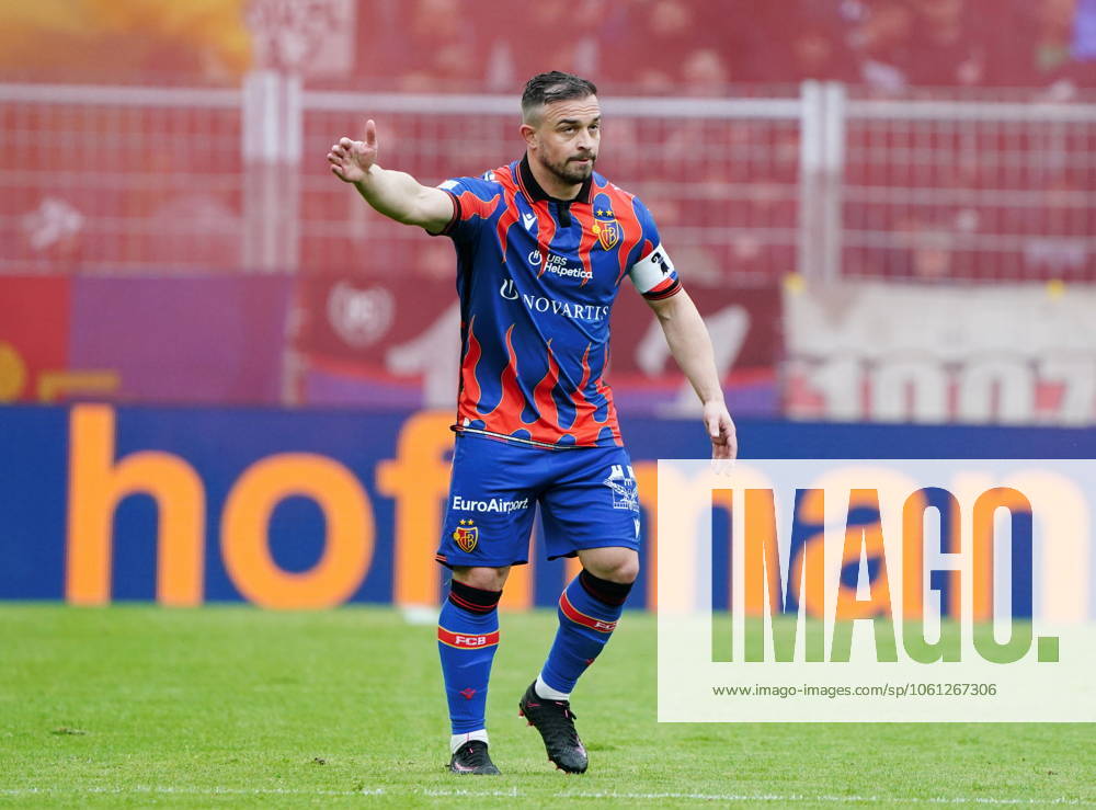 St.Jakob-Park Basel. Fussball Herren Superleague Saison 2024 2025 FC Basel - Yverdon FC 5:0 . Bild : Xherdan Shaqiri (FC Basel) Aktion