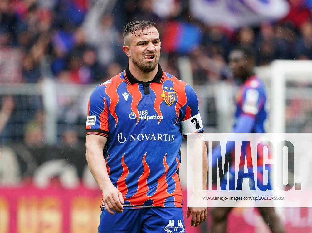 St.Jakob-Park Basel. Fussball Herren Superleague Saison 2024 2025 FC Basel - Yverdon FC 5:0 . Bild : Xherdan Shaqiri (FC Basel) Aktion Gestik