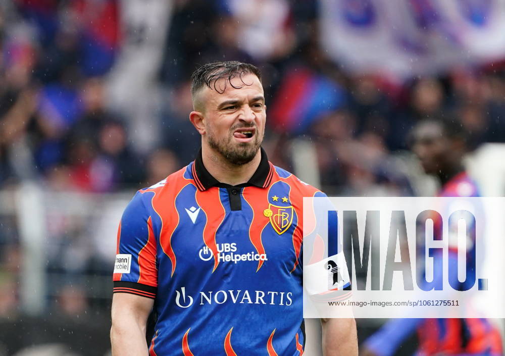 St.Jakob-Park Basel. Fussball Herren Superleague Saison 2024 2025 FC Basel - Yverdon FC 5:0 . Bild : Xherdan Shaqiri (FC Basel) Aktion Gestik